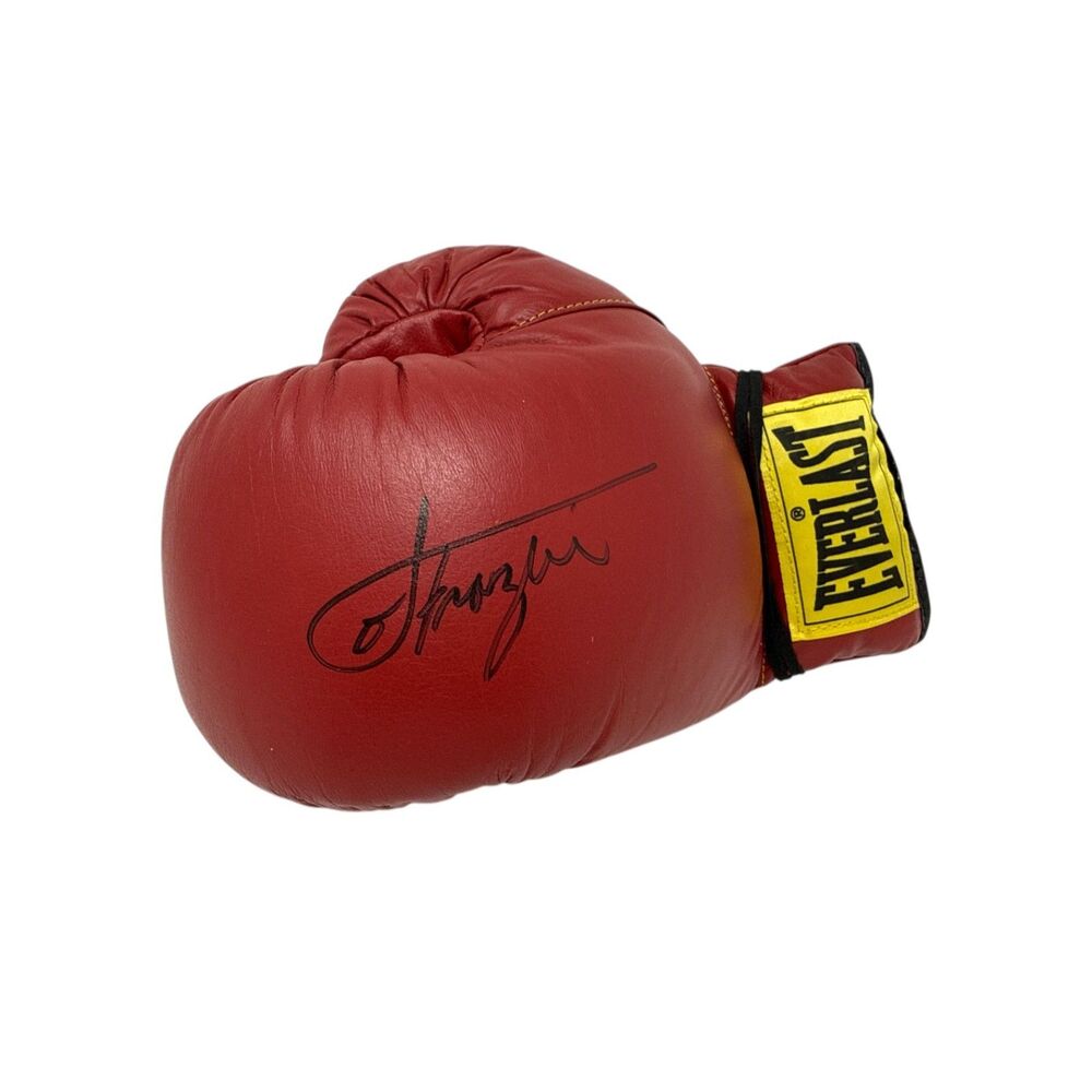 Everlast smokin' Joe Frazier signed autographed boxing glove 1990s